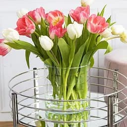Ваза Trendglass Flora скляна для квітів та декору 19 см (35096) - мініатюра 6