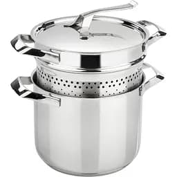 Пароварка для макарон Barazzoni My Pot 22 см 6 л серебристая (160049022)