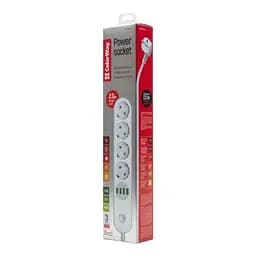 Мережевий фільтр живлення ColorWay (CW-CHE44W), 4 розетки/4USB White 2M (CW-CHE44W) - мініатюра 7