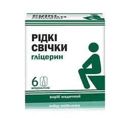 Свечи жидкие глицерин 6 шт.