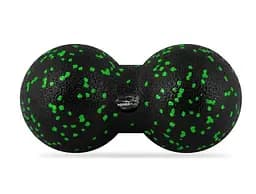 Набір для масажу та йоги PowerPlay PP_4093 EPP (3 м'ячики + валик масажер 15*5,3 см) Green + гумка 5,5 кг (PP_4093_Green) - мініатюра 3