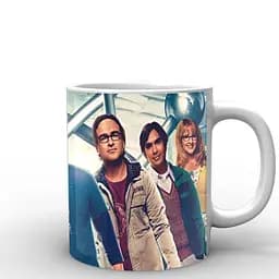 Кухоль GeekLand Теорія великого вибуху The Big Bang Theory на синьому тлі BB.002.23 330 мл білий - мініатюра 3