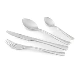 Набор столовых приборов из 24 предметов на 6 персон Ardesto Gemini Hammered (AR1924HS)