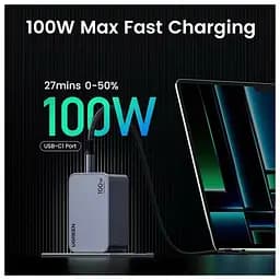 Зарядний пристрій блок 3 порти Ugreen Nexode Pro 100 W GaN X757 cd351 U + 2C - мініатюра 5