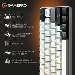 Клавіатура GamePro Genesis Infinity MK130 (MK130BW) - мініатюра 8