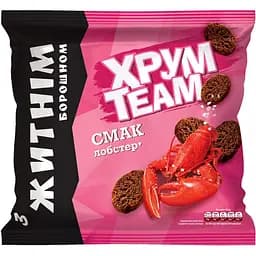 Сухарики ХрумTeam Лобстер з житнім борошном 90 г