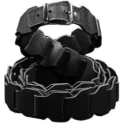 Женский кожаный бохо-ремень BlankNot Saffiano черный 