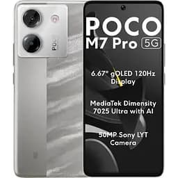 Смартфон Xiaomi POCO M7 Pro 5G 8/256 GB silver (серебристый)