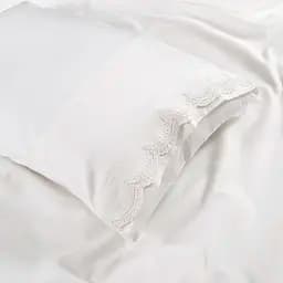 Постільна білизна Penelope - Alba white білий king size - мініатюра 5
