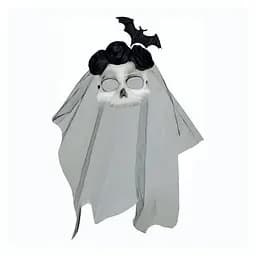 Маска Череп нареченої з фатою