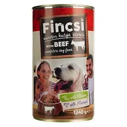 Влажный корм для собак Fincsi Marga с говядиной 1240 г 