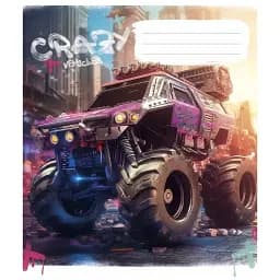 Зошит загальний Школярик Crazy 048-3283K-2 в клітинку 48 аркушів