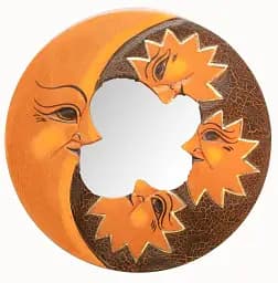 Дзеркало мозаїчне Місяць і Зірки 20 см