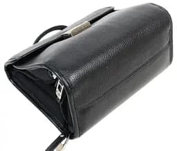 Чоловіча шкіряна барсетка Giorgio Ferretti 18,5х14х11 см acs0023689 - мініатюра 6