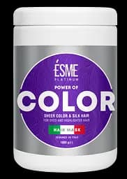 Маска Esme Platinum Color с витаминным комплексом, для окрашенных и мелированных волос, 1000 мл