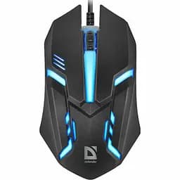 Комп'ютерна мишка Defender Cyber MB-560L 4 кн. 1200 dpi підсвітка 7 кол. чорна (52560) - мініатюра 2