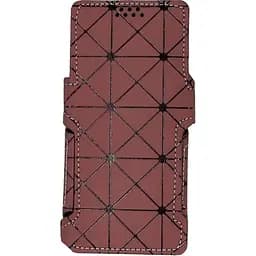 Чохол-книжка StatusCase Book Universal Cover 6.2" (18:9) Ромб Brown