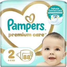 Подгузники Pampers Premium Care 2 (4-8 кг) 88 шт.
