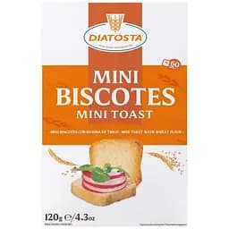 Тости пшеничні Diatosta Minigrill 120 г (618199)