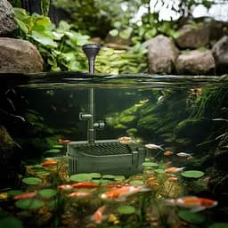 Фонтан-фільтр для ставка Kruger Meier FountainPure 2000 3 в 1: насос, фільтр, фонтан (1500 л/год) - мініатюра 2