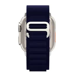 Ремінець для Apple Watch 49/46/45/44/42 (Series 1-3), синій, Alpine Loop Alpina Band, тканинний поліестеровий ремінець для смарт-годин, дихаючий, для активного відпочинку та спорту, ArmorStandart (ARM74200) - мініатюра 6