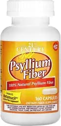 Натуральная добавка 21st Century Psyllium Fiber, 160 капсул