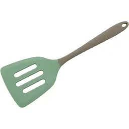 Лопатка с прорезями Krauff силиконовая 26.8 см зеленая (29-305-129)