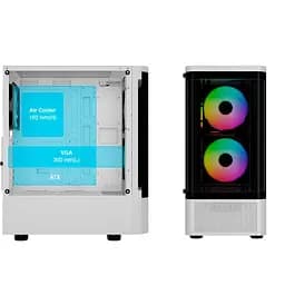 Корпус GAMDIAS TALOS E3 CG WH без БЖ White (4711514501209) - мініатюра 8