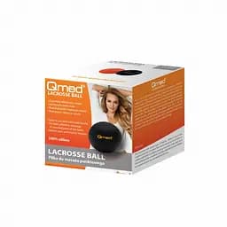 Масажний м'яч Lacrosse Ball чорний Ø 6 см Qmed fit0025171 - мініатюра 2