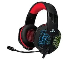 Игровые наушники REAL-EL GDX-7750 Black/Red - мініатюра 1