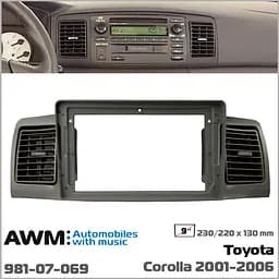 Перехідна рамка Toyota Corolla AWM 981-07-069 - мініатюра 5