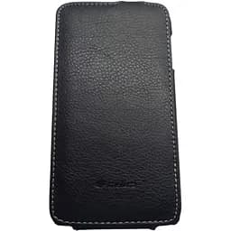 Чохол-фліп для Lenovo A850 чорний відкидний вниз