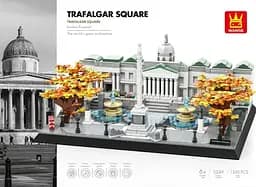 Конструктор Архітектура Wange  3D Трафальгарська площа  Лондон Trafalgar Square  для дітей та дорослих 3Д  1245 деталей - мініатюра 2