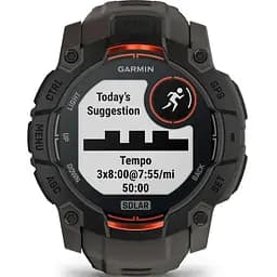 Смарт-годинник Garmin Instinct 3 50mm Solar Black with Charcoal Band (010-02935-00) - мініатюра 7