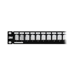 Патч-панель 24 порти Keystone NVC-P-05/24 19" 1U неекранована (73-00146) - мініатюра 4
