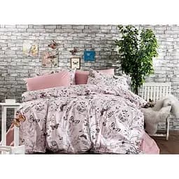 Комплект постельного белья TAG Tekstil с компаньоном Евро 000210464 (R-T9156)