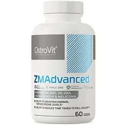 Стимулятор тестостерону OstroVit ZMAdvanced, 60 капсул