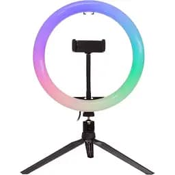 Кільцева LED лампа DK NNHQ-10 RGB 26см [122020]