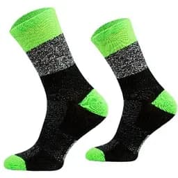 Шкарпетки Comodo BIK2 35-38 S Чорний/Зелений (COMO-BIK2-03-5596)