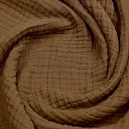 Комплект постільної білизни Cosas Cocoa brown Євро муслін каштан (Muslin_13CocoaBrown_El-13CocoaBrown_200) - мініатюра 10