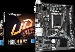 Mатеринська плата Gigabyte H610M H V2 LGA 1700 (H610M H V2) - мініатюра 4