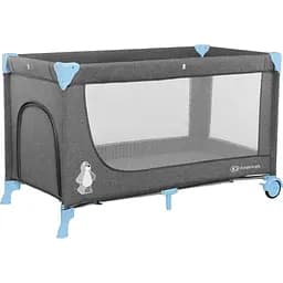 Ліжко-манеж Kinderkraft Joy Blue сіре з блакитним (00-00158379)