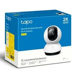 IP камера TP-Link Tapo C220, White/Black, 4 Мп (2304x1296/30 fps), 1/3` CMOS, H.264/G.711, f/1.6, f=4 мм, WiFi (2.4 GHz), день/ніч, ІЧ-підсвічування 850 нм до 9 м, двосторонній аудіозв'язок, microSD, iOS 9+ / Android 4.4+ - мініатюра 2