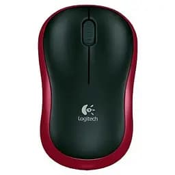 Мишка Logitech M185 Black/Red 910-002240