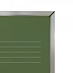 Крейдяна зелена дошка ТСО 1500х1000 мм "НОТНИЙ СТАН" - мініатюра 3