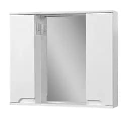 Дзеркало ПіК Сімпл з шафками і LED підсвічуванням 90 см 30412