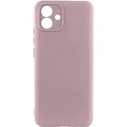 Чохол TPU Getman Liquid Silk Full Camera для Samsung Galaxy A05 Сірий/Lavender