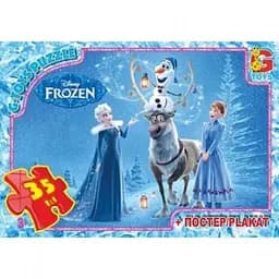 Дитячий пазл "Льодяне Сердце" G-Toys FR004 постер, 35 елементів