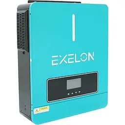 Гібридний інвертор Exelon ECP-6200/48, 6200VA, 48V, струм заряду 0-120A, MPPT (60-450VDC, 22A), 420x350x110mm, 8.9 kg