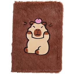Блокнот плюшевий ZiBi Kids Line Capybara 2 А5 80 аркушів у клітинку, дизайн в асортименті (ZB.700016) - мініатюра 7